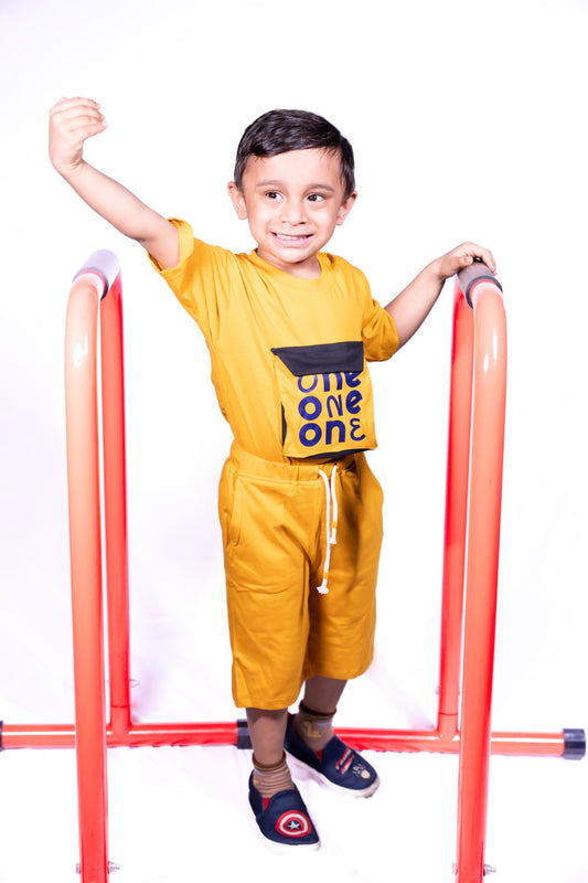 OneOneOne half sleeves Playwear coord set
